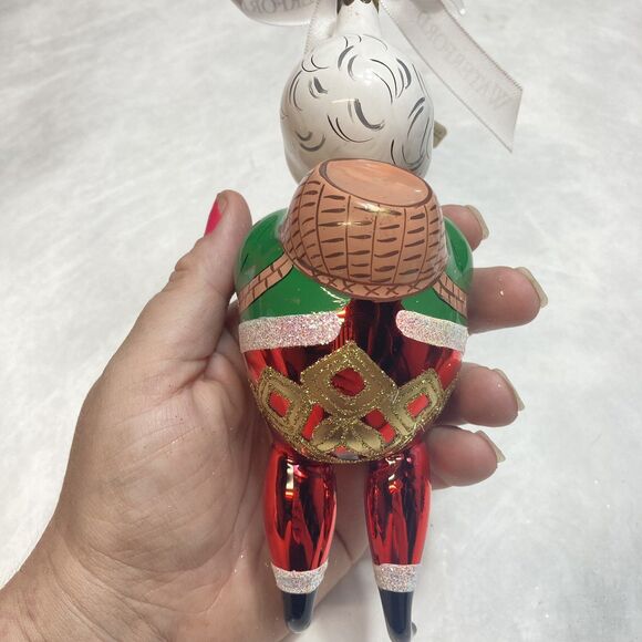 Waterford Glass Limited Ed Christmas Ornament 'In For The Night Santa' w/ Box - Picture 5 of 10